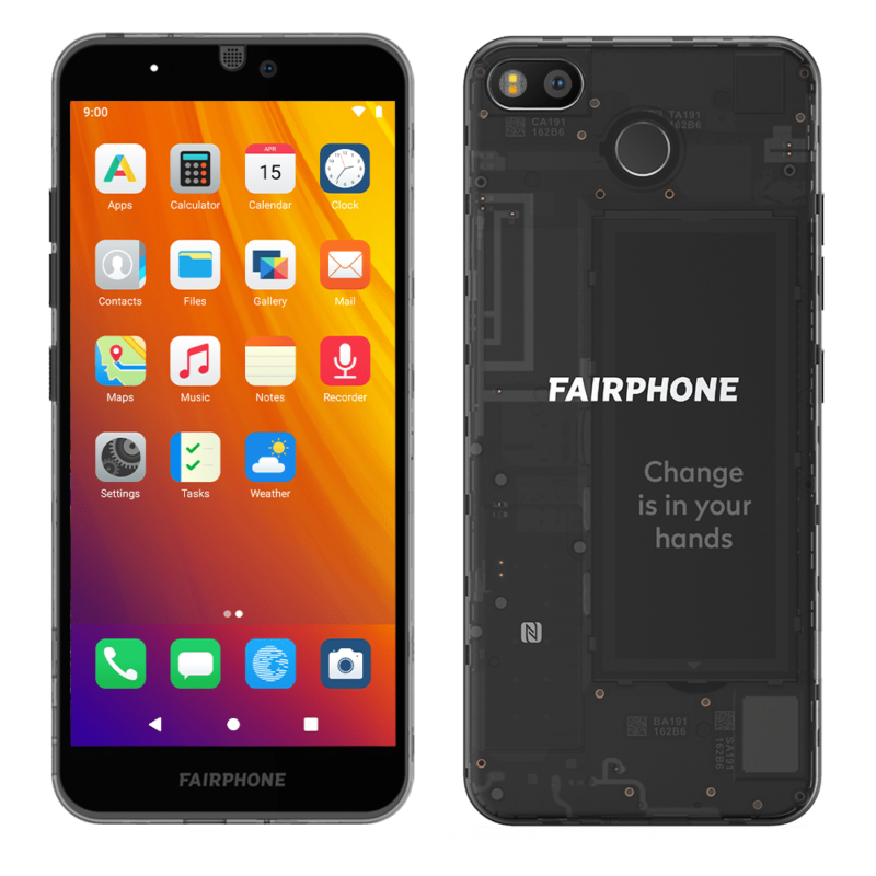 /e/-Fairphone 3 Front screen and back
