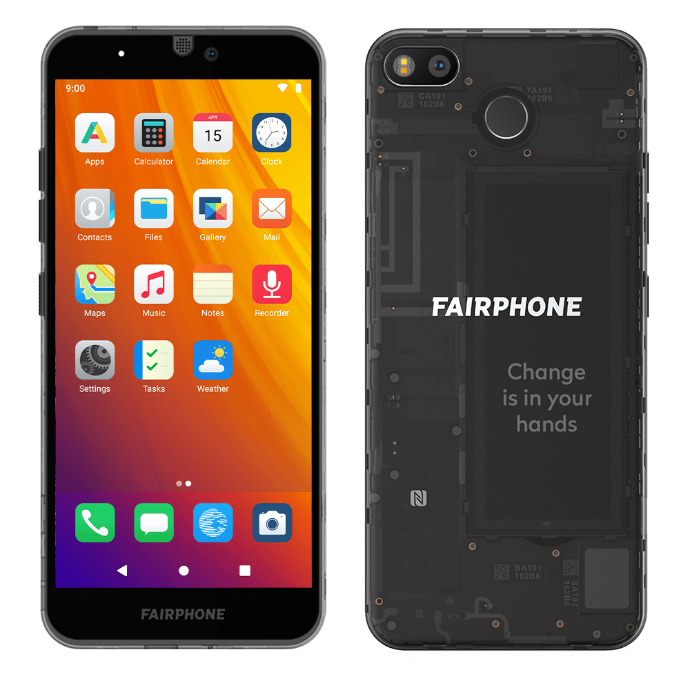 /e/-Fairphone 3 Front screen and back